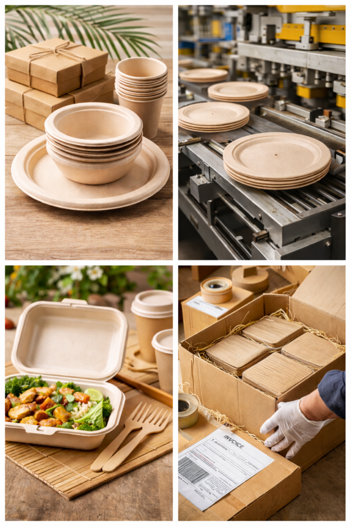 Bagasse Tableware Export to UAE 